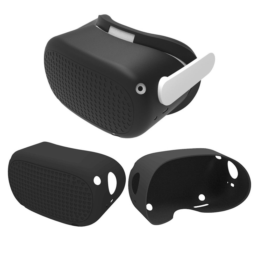 For Oculus Quest2 VR Glasses Silicone Protective Headset Cover Shock-Resistant VR Gaming Headset Case