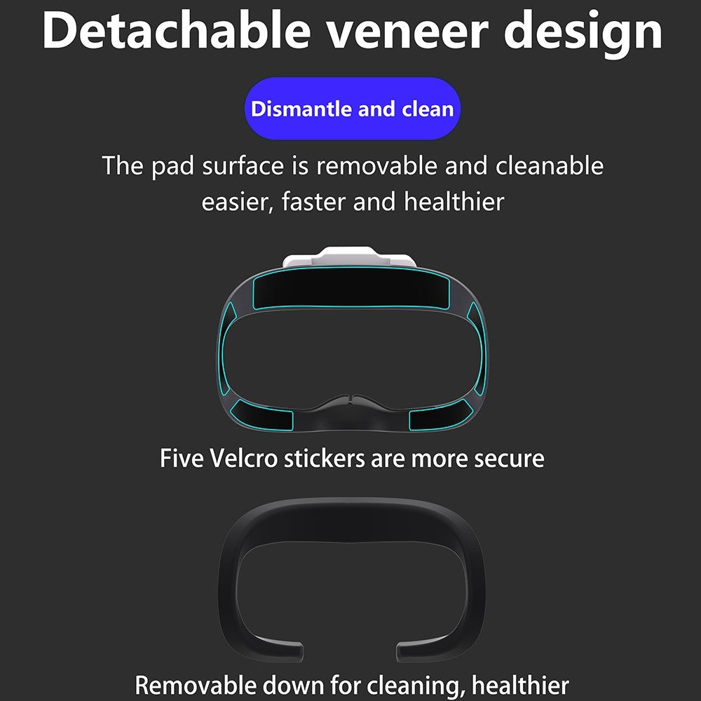FIIT VR X2 for Oculus Quest 2 VR Cooling Fan Active Ventilation Air Circulation Fan Breathable Face Cover Pad