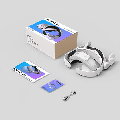FIIT VR T2 Power For Oculus Quest 2 VR Head Strap Adjustable Headband 5000mAh Power Bank