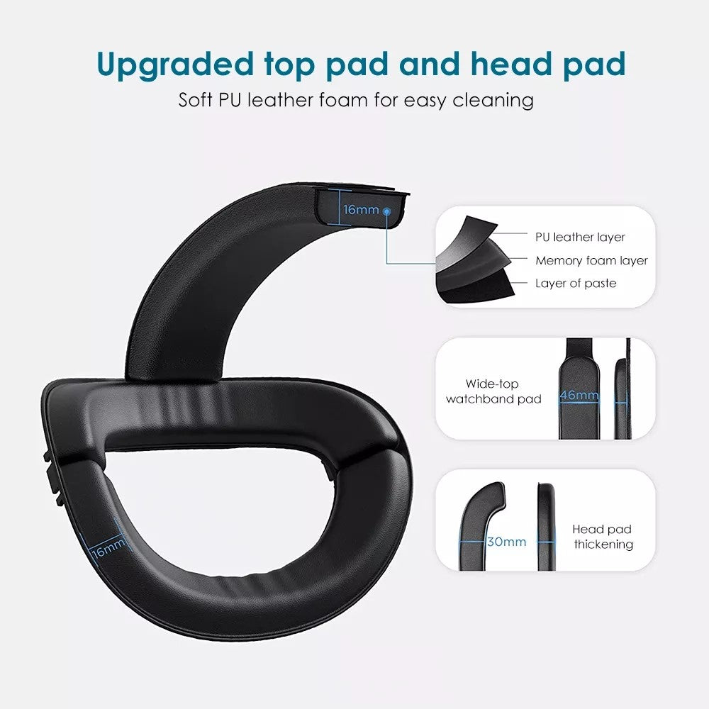 JY-HC2 For Oculus Quest 2 VR Glasses Headband Adjustable Head Strap with 8000mAh Battery