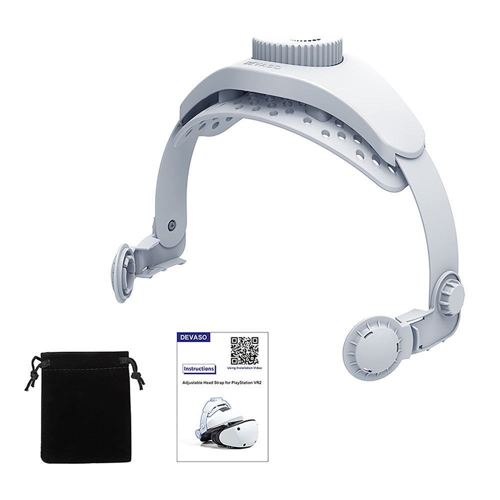 DEVASO Adjustable Head Strap for PS VR2 VR Headset Replacement Headband