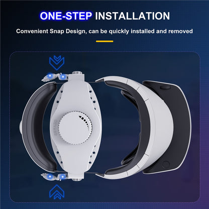 DEVASO Adjustable Head Strap for PS VR2 VR Headset Replacement Headband