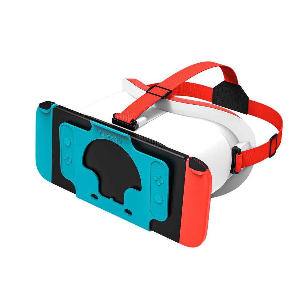 DEVASO VR Headset for Nintendo Switch Game Console Heat Dissipation Plastic Headband VR Glasses