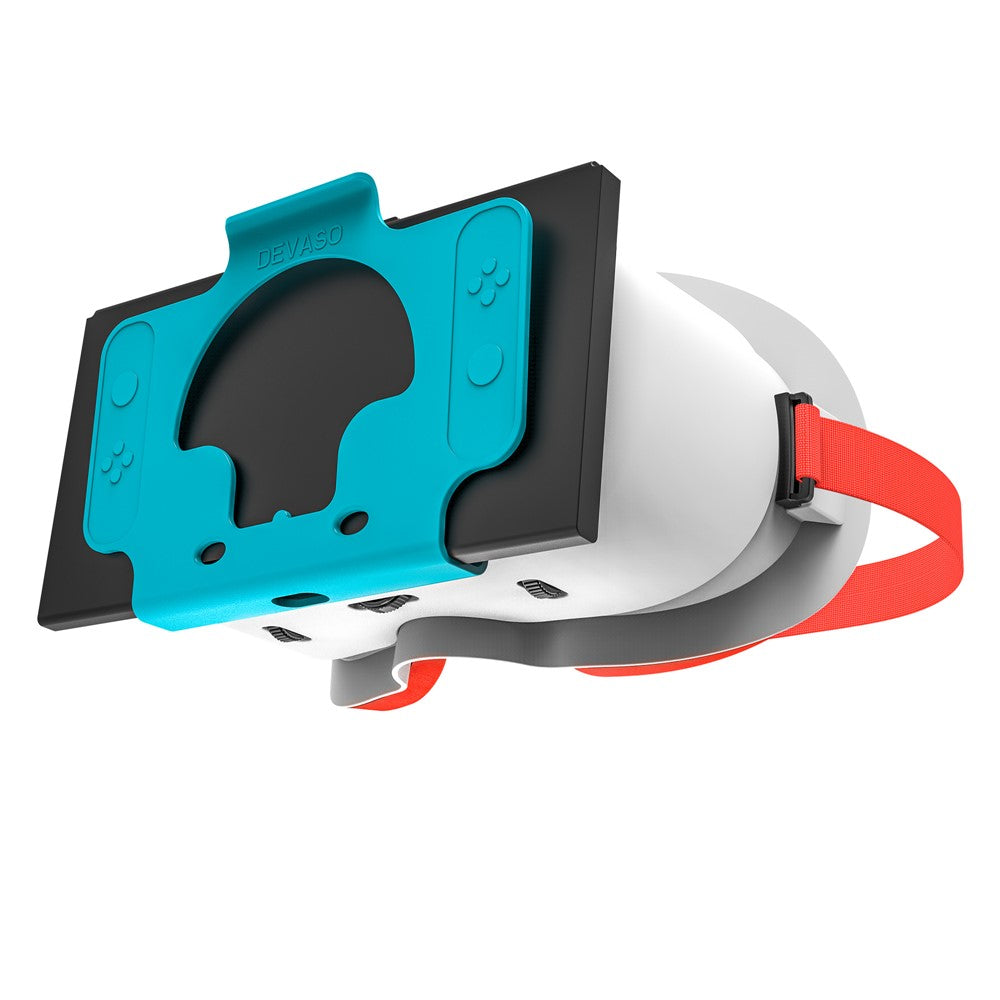 DEVASO VR Headset for Nintendo Switch Game Console Heat Dissipation Plastic Headband VR Glasses