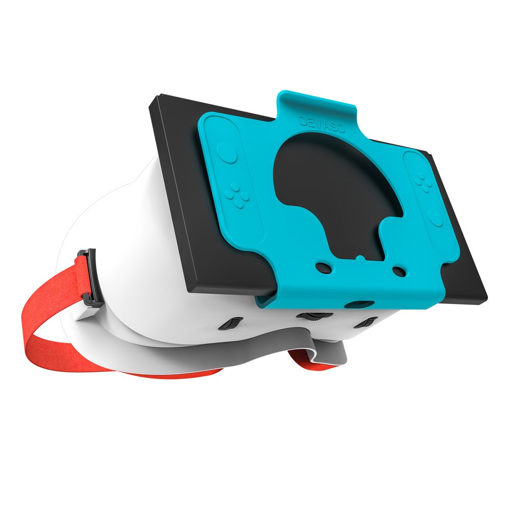 DEVASO VR Headset for Nintendo Switch Game Console Heat Dissipation Plastic Headband VR Glasses