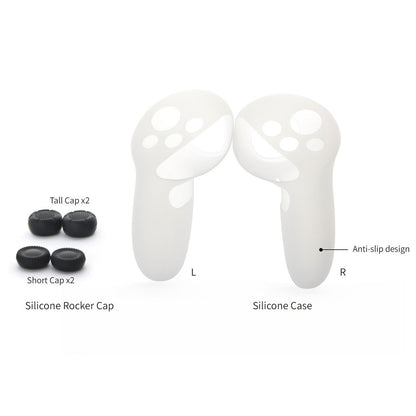 DOBE TY-3829 For Meta Quest 3 / Oculus Quest 3 VR Handle Anti-Collision Protection Sleeve Rocker Cap Silicone Case Guard