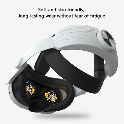 For Meta Quest 3 Adjustable Head Strap Headband Pressure Reduce Fixing Strap VR Accessory