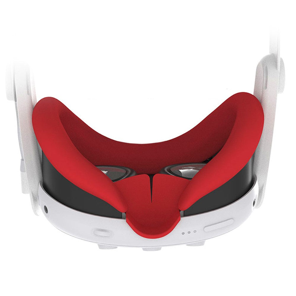For Meta Quest3 VR Eye Mask Silicone Dust-proof Protective Cover with Nose Support