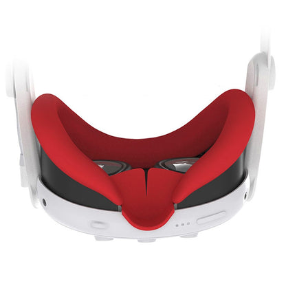 For Meta Quest3 VR Eye Mask Silicone Dust-proof Protective Cover with Nose Support