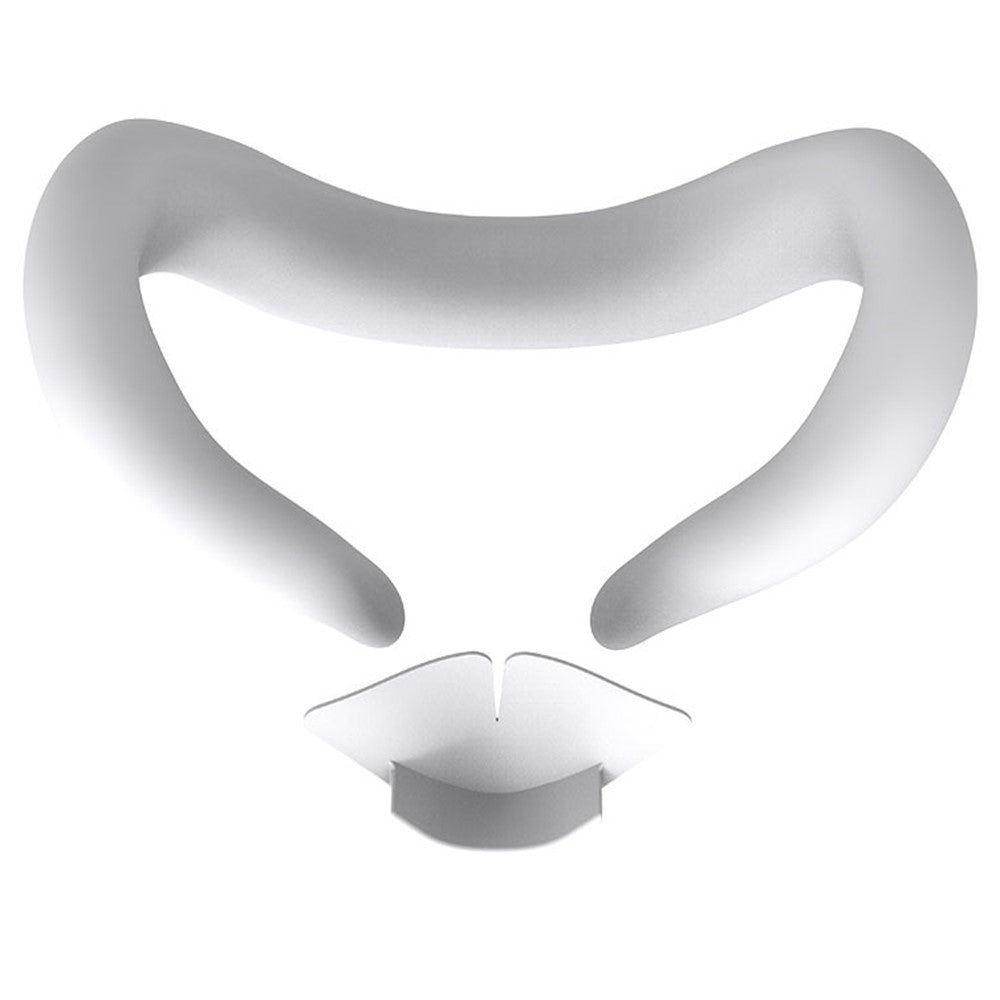 For Meta Quest3 VR Eye Mask Silicone Dust-proof Protective Cover with Nose Support