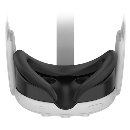 WOLMTT For Meta Quest 3 VR Silicone Eye Mask Anti-sweat Protective Cover