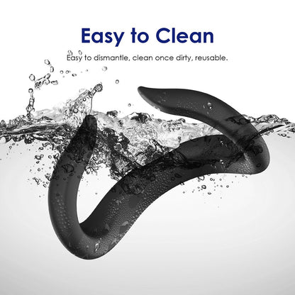WOLMTT For Meta Quest 3 VR Silicone Eye Mask Anti-sweat Protective Cover