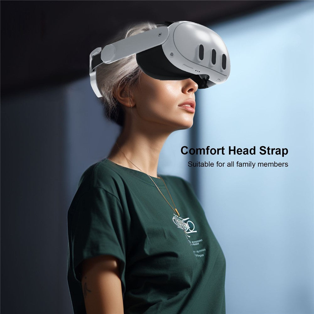 JYS JYS-MQ010 For Meta Quest 3 VR Headset Adjustable Head Strap Pressure Reduce Fixing Headband