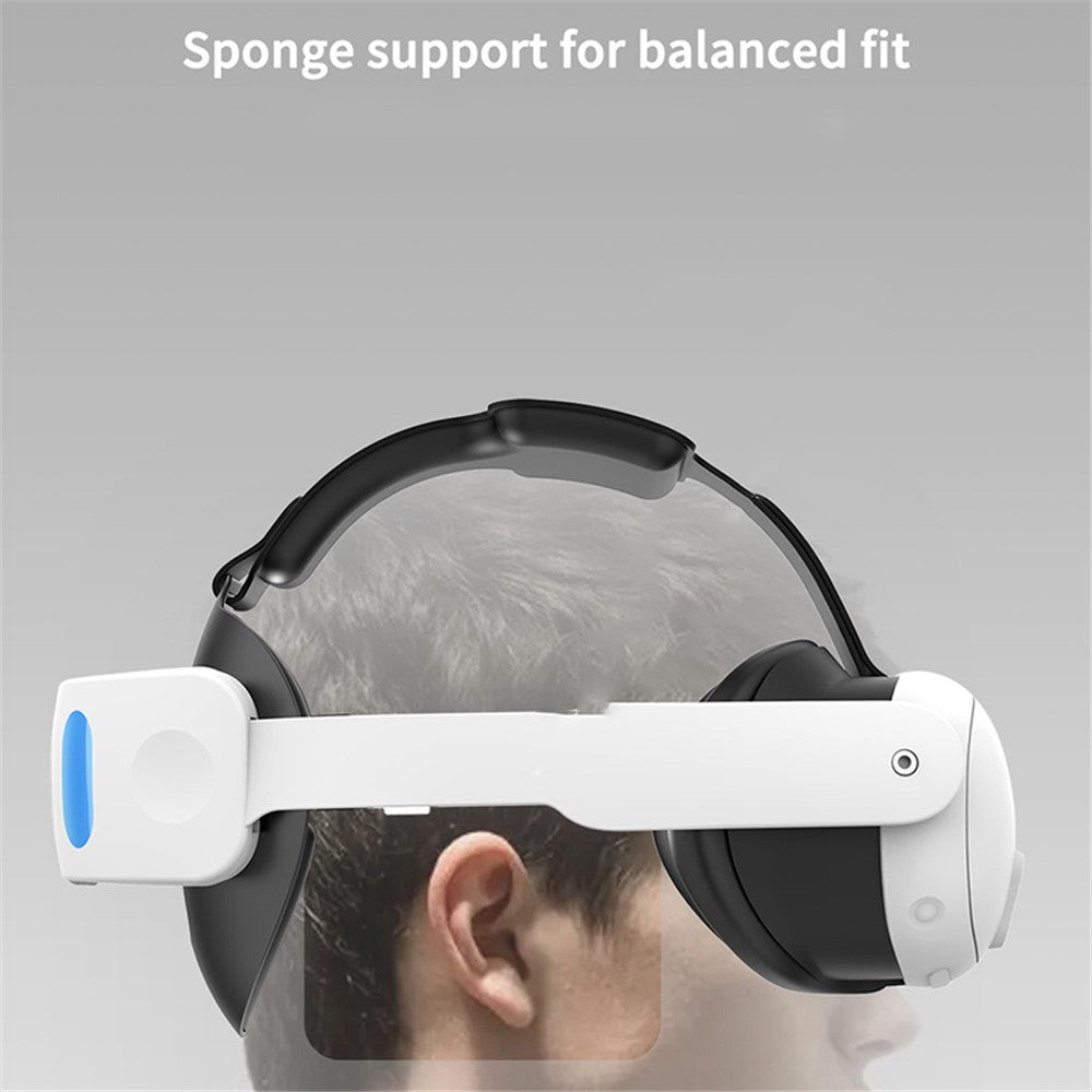 CT3 For Meta Quest 3 VR Glasses Replacement Head Strap with Built-in 6000mAh Battery