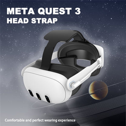 CT3 For Meta Quest 3 VR Glasses Replacement Head Strap with Built-in 6000mAh Battery