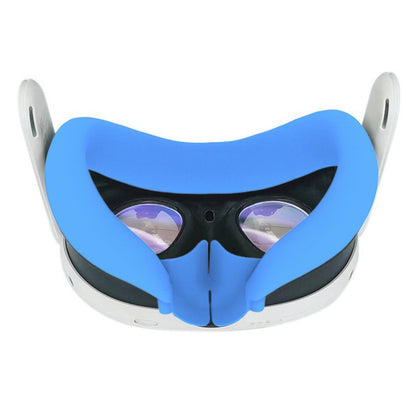 For Meta Quest 3 VR Headset Silicone Face Mask + Lens Protective Cover + 2 Rocker Cap