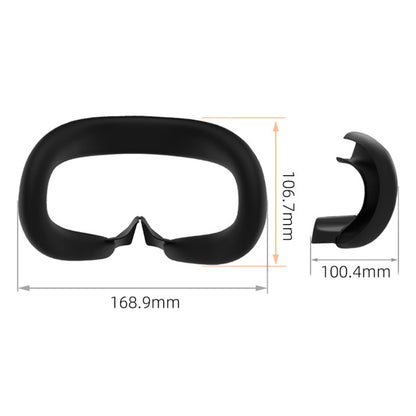 For Meta Quest 3 VR Headset Silicone Face Mask + Lens Protective Cover + 2 Rocker Cap