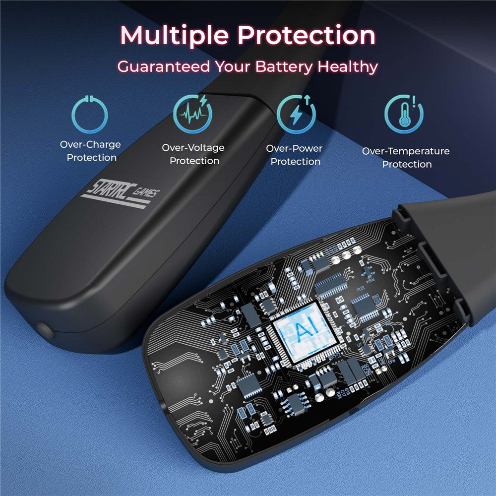 STARTRC GAMES Neck Power Bank for Meta / Pico / HTC VR Headsets Fast Charger 10000mAh Battery Pack