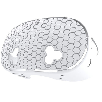 For Meta Quest 3S VR Silicone Case Honeycomb Texture Heat Dissipation Anti-Drop Cover