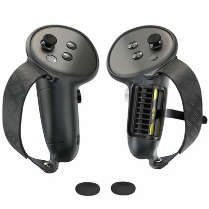 1 Pair For Meta Quest 3S Controller Silicone Case Anti-Slip Anti-Drop Grip Cover
