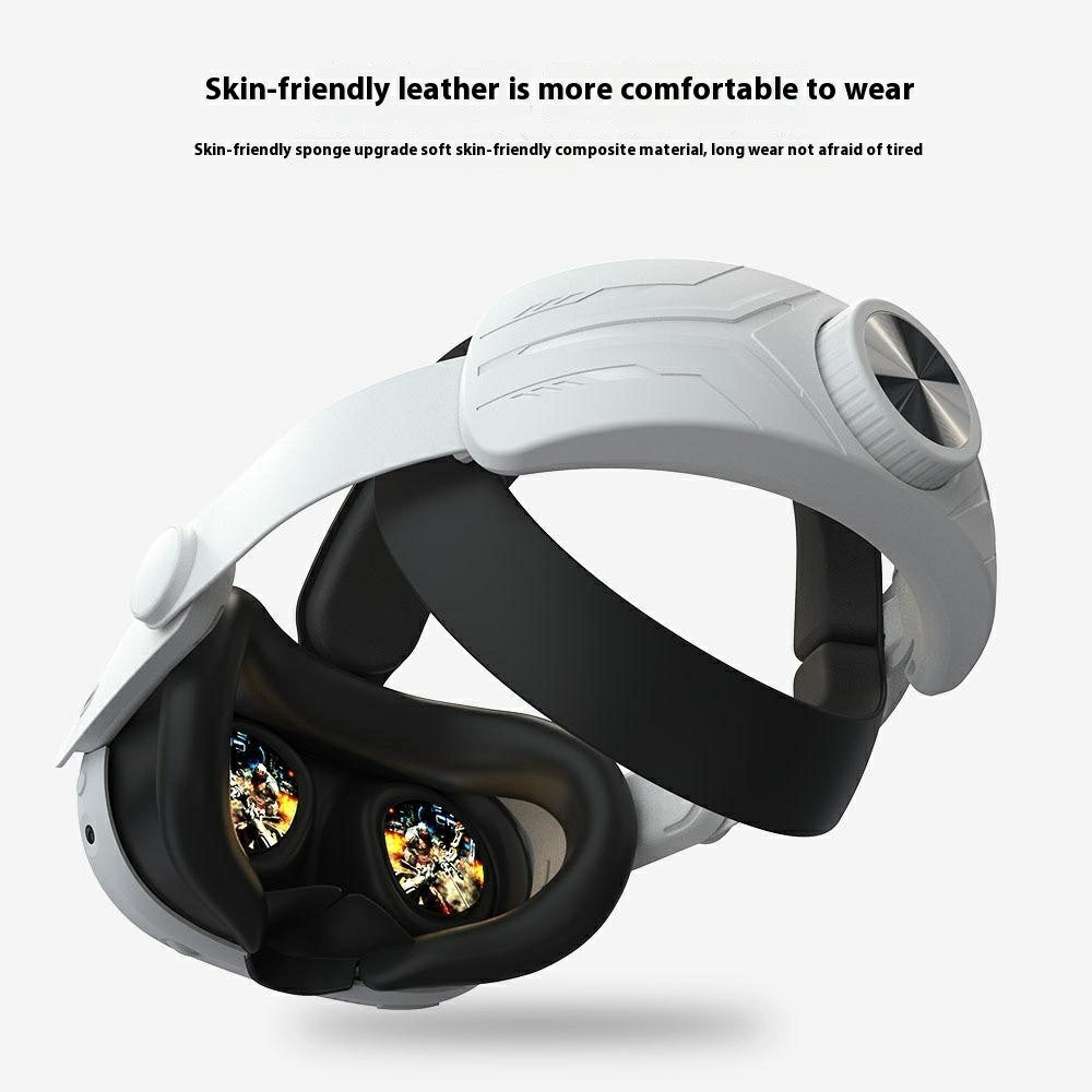 Adjustable VR Head Strap for Meta Quest 3S Folding Portable VR Headband