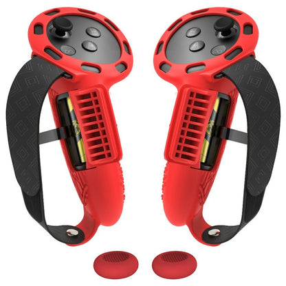 1 Pair For Meta Quest 3 / 3S Controller Grips Cover Silicone Extended Handle Accessories