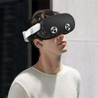 For Meta Quest 3S Silicone Accessory Set with VR Headset Cover  /  Controller Grips  /  Face Mask