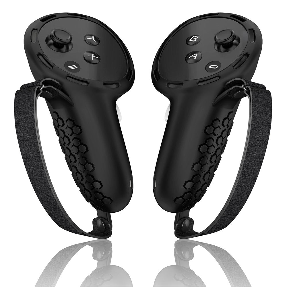 For Meta Quest 3S Silicone Accessory Set with VR Headset Cover  /  Controller Grips  /  Face Mask