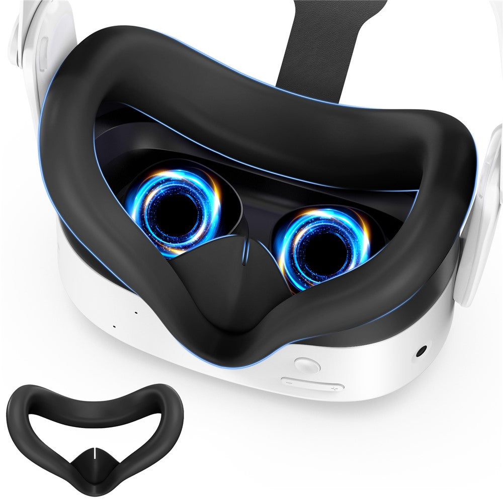 For Meta Quest 3S Silicone Accessory Set with VR Headset Cover  /  Controller Grips  /  Face Mask