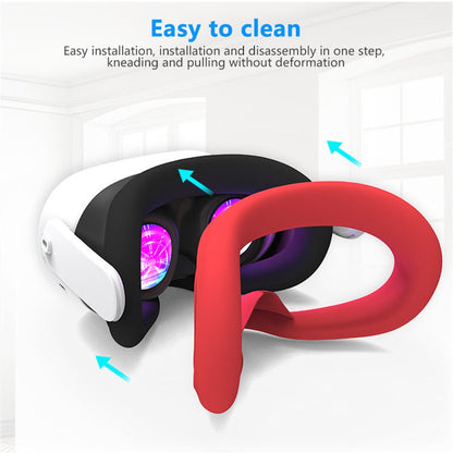 7Pcs Silicone Protective Case Set for Meta Quest 3S VR Headset Controller Grip Cover with Anti-Drop Damping Wavepoint Design