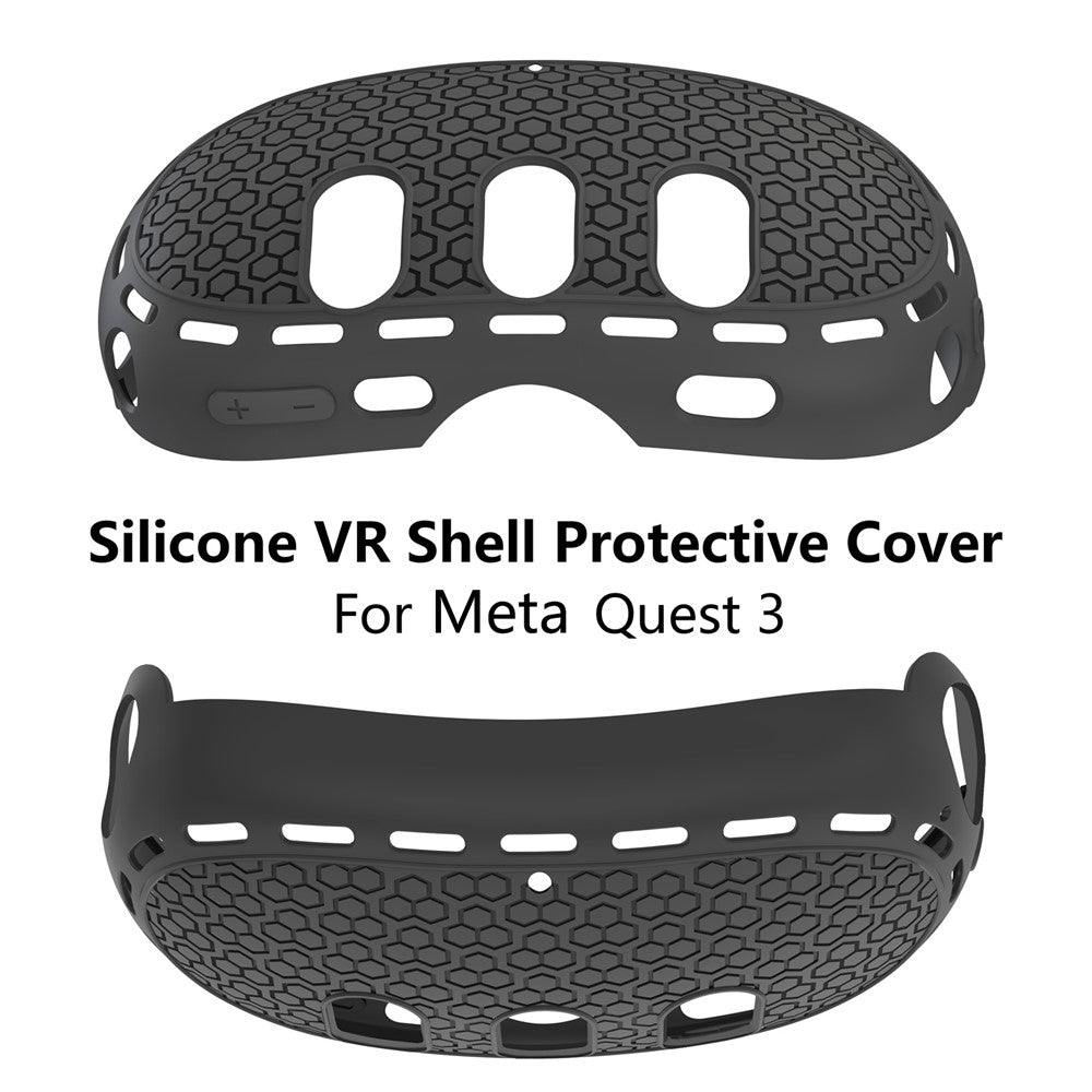 Protective Case for Meta Quest 3 VR Headset Anti-scratch Silicone Skin Cover