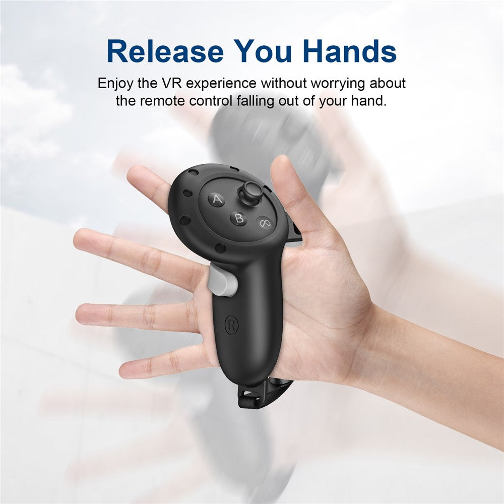 WOLMTT 1 Pair for Meta Quest 3 Touch Controller Anti-drop Protective Cover Silicone Sleeve