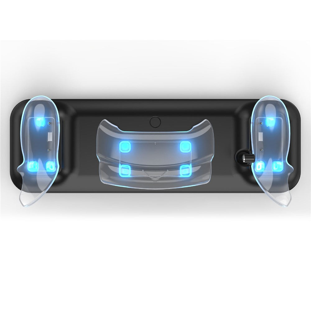 Charger Station for Meta Quest 3 VR Headset and Double Controller Charging Dock
