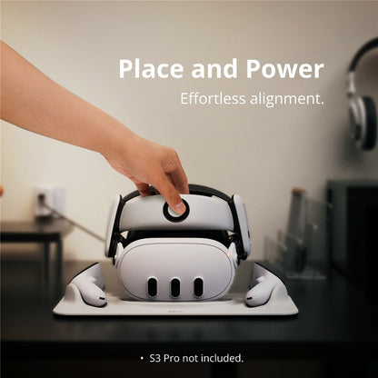 BOBOVR D3 For Meta Quest 3 VR Headset Controller Battery Charging Dock with 2 Batteries