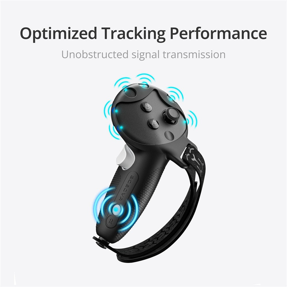 BOBOVR G3 For Meta Quest 3 / Quest 3S Controller Silicone Protective Grip Cover Set with Adjustable Knuckle Strap