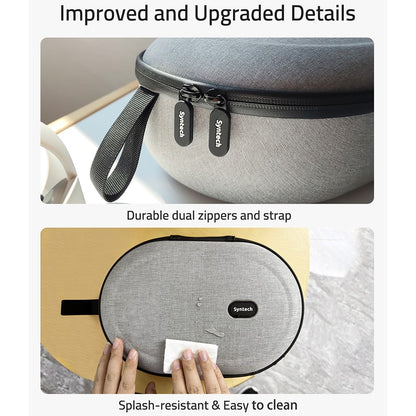 SYNTECH Size S Storage Case for Meta Quest 3S  /  Quest 3  /  Quest 2 VR Headset EVA Hard Shell Carrying Bag