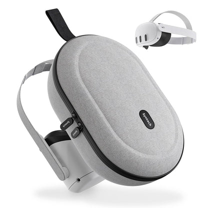 SYNTECH Size S Storage Case for Meta Quest 3S  /  Quest 3  /  Quest 2 VR Headset EVA Hard Shell Carrying Bag