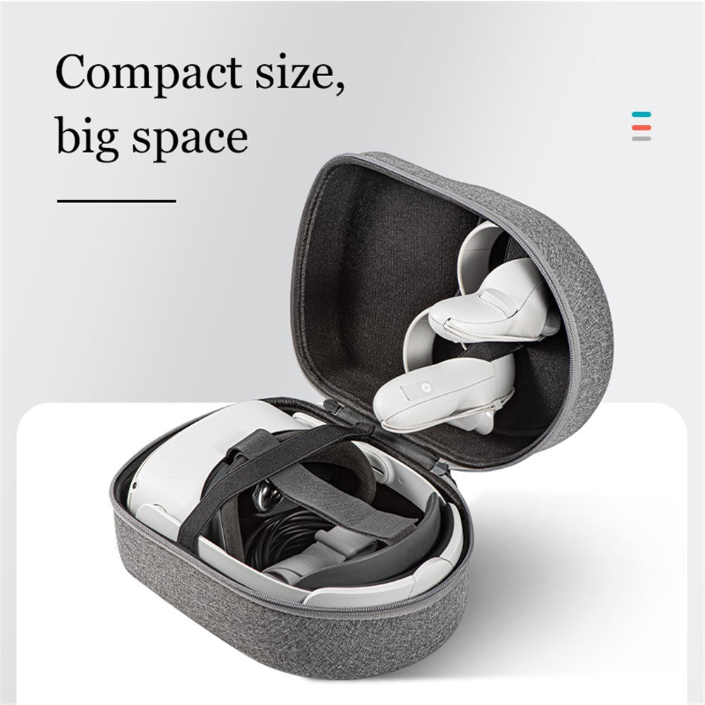 DEVASO For Oculus Quest 2 VR Glasses Portable Storage Bag Oxford Cloth Handbag Carrying Case