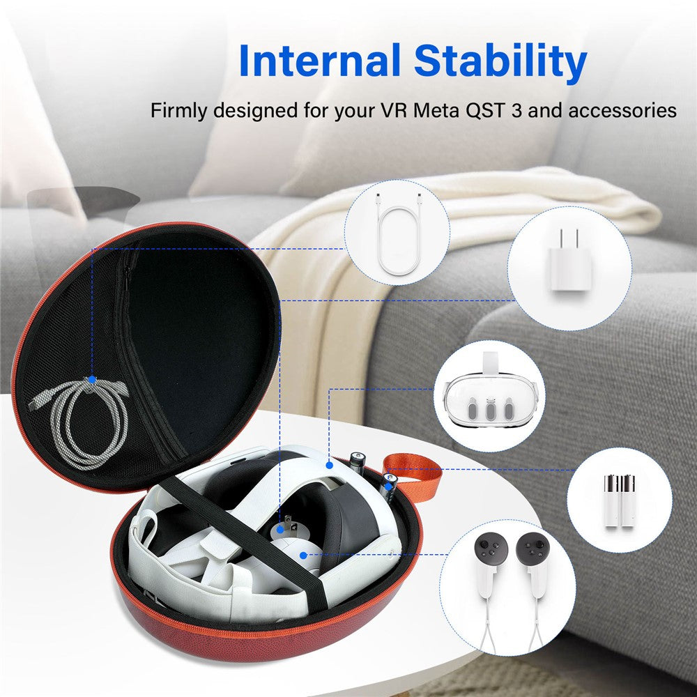 JYS JYS-MQ016 For Meta Quest 3 Headset Protective Shell Handle Cover Silicone Eye Mask Set