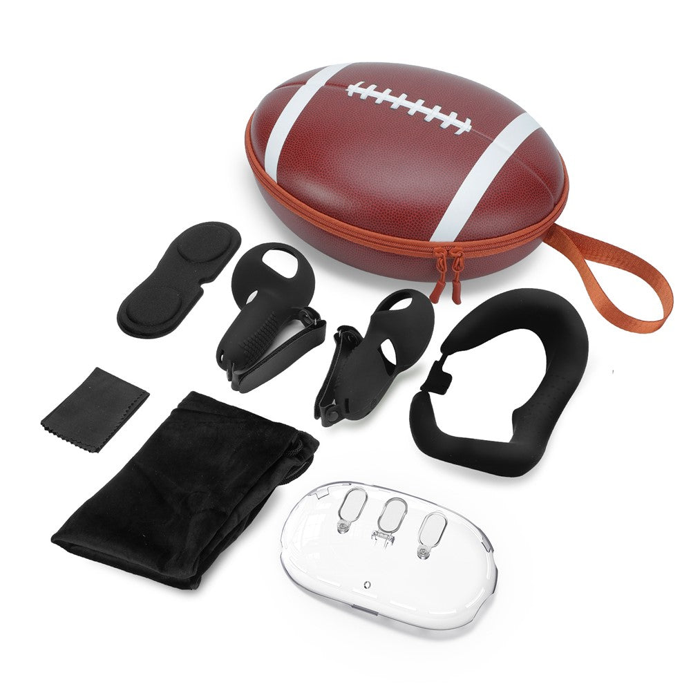 JYS JYS-MQ016 For Meta Quest 3 Headset Protective Shell Handle Cover Silicone Eye Mask Set