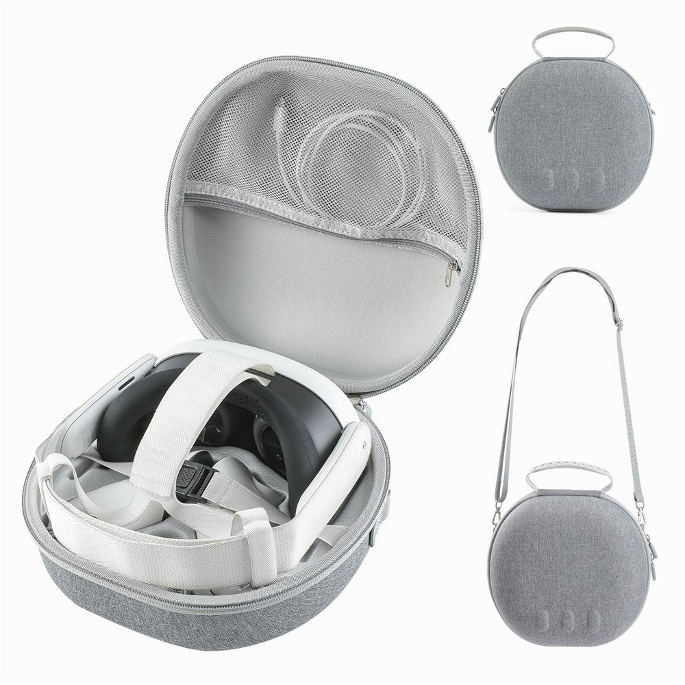 JYS JYS-MQ007 For Meta Quest 3 Hard EVA Portable Storage Bag VR Helmet Handle Protection Bag