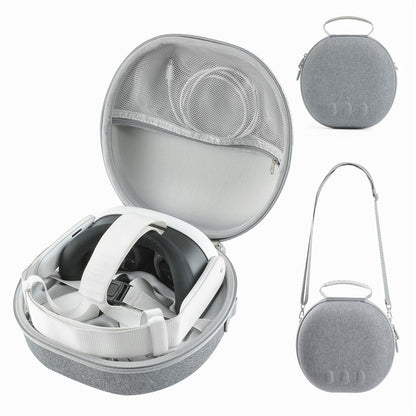 JYS JYS-MQ007 For Meta Quest 3 Hard EVA Portable Storage Bag VR Helmet Handle Protection Bag