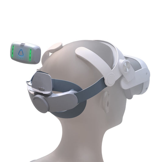 T302POWER For Meta Quest 3 / Quest 3S Headband VR Headset Accessory Head Strap with Ambient Lighting 5000mAh Battery