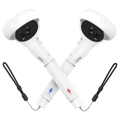 1 Pair For Meta Quest 2 VR Extension Grips VR Game Controllers Handle