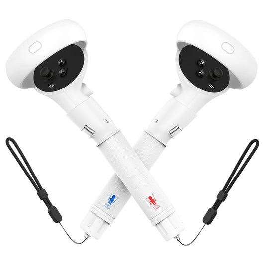 1 Pair For Meta Quest 2 VR Extension Grips VR Game Controllers Handle