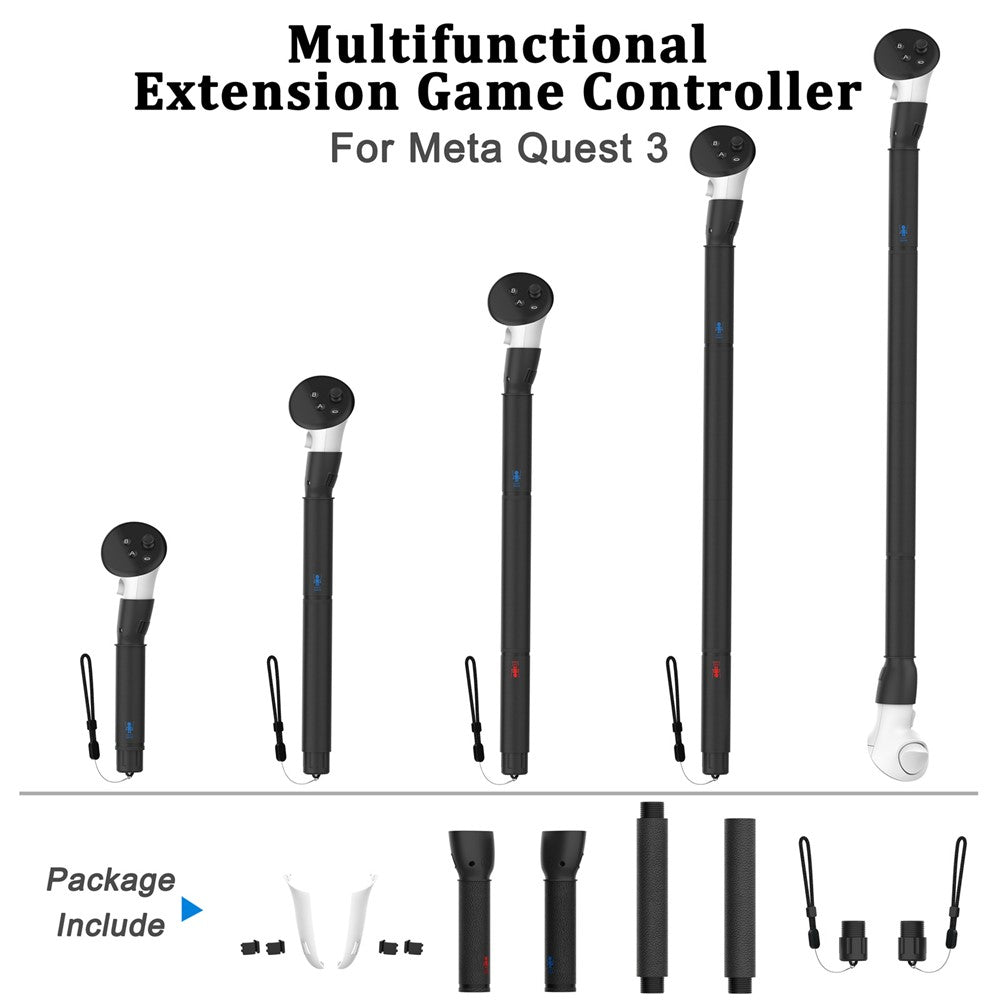 4-In-1 VR Gaming Controller Extension Cover For Meta Quest 3 Auxiliary Tool