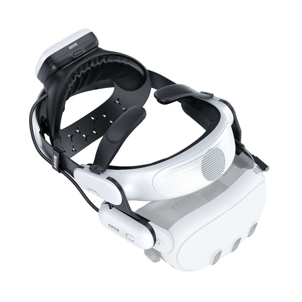 AMVR BS1 For Meta Quest 3 Rechargeable Battery Head Strap VR Headset Cooling System