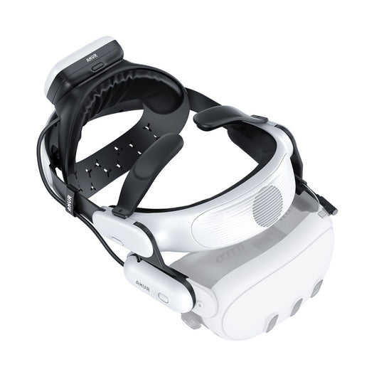 AMVR BS1 For Meta Quest 3 Rechargeable Battery Head Strap VR Headset Cooling System