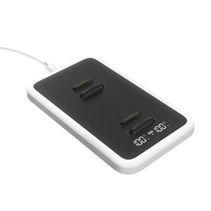 AMVR CD1 Dual Charging Dock with Power Display Magnetic Fast Charging Station for VR Headset Battery Pack