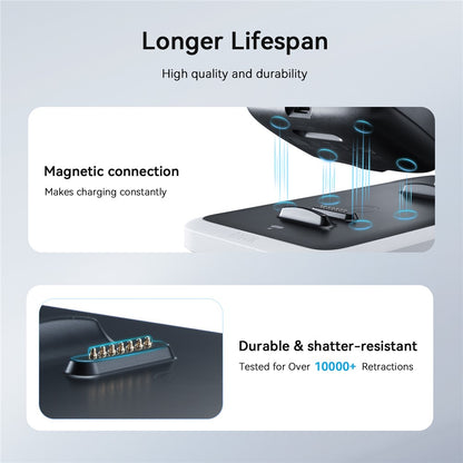 AMVR CD1 Dual Charging Dock with Power Display Magnetic Fast Charging Station for VR Headset Battery Pack